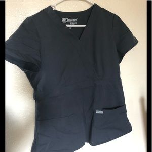 Grey’s Anatomy Charcoal Grey Scrub Top
